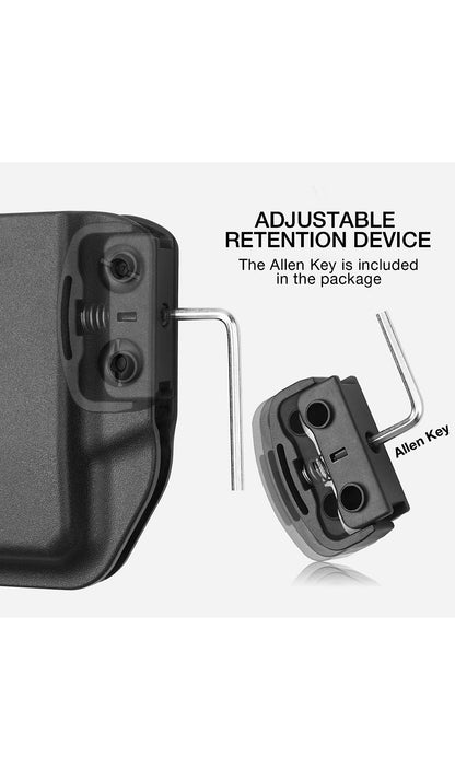 Portacaricatore BIFILARE Kydex interno/esterno carbonio UNIVERSALE