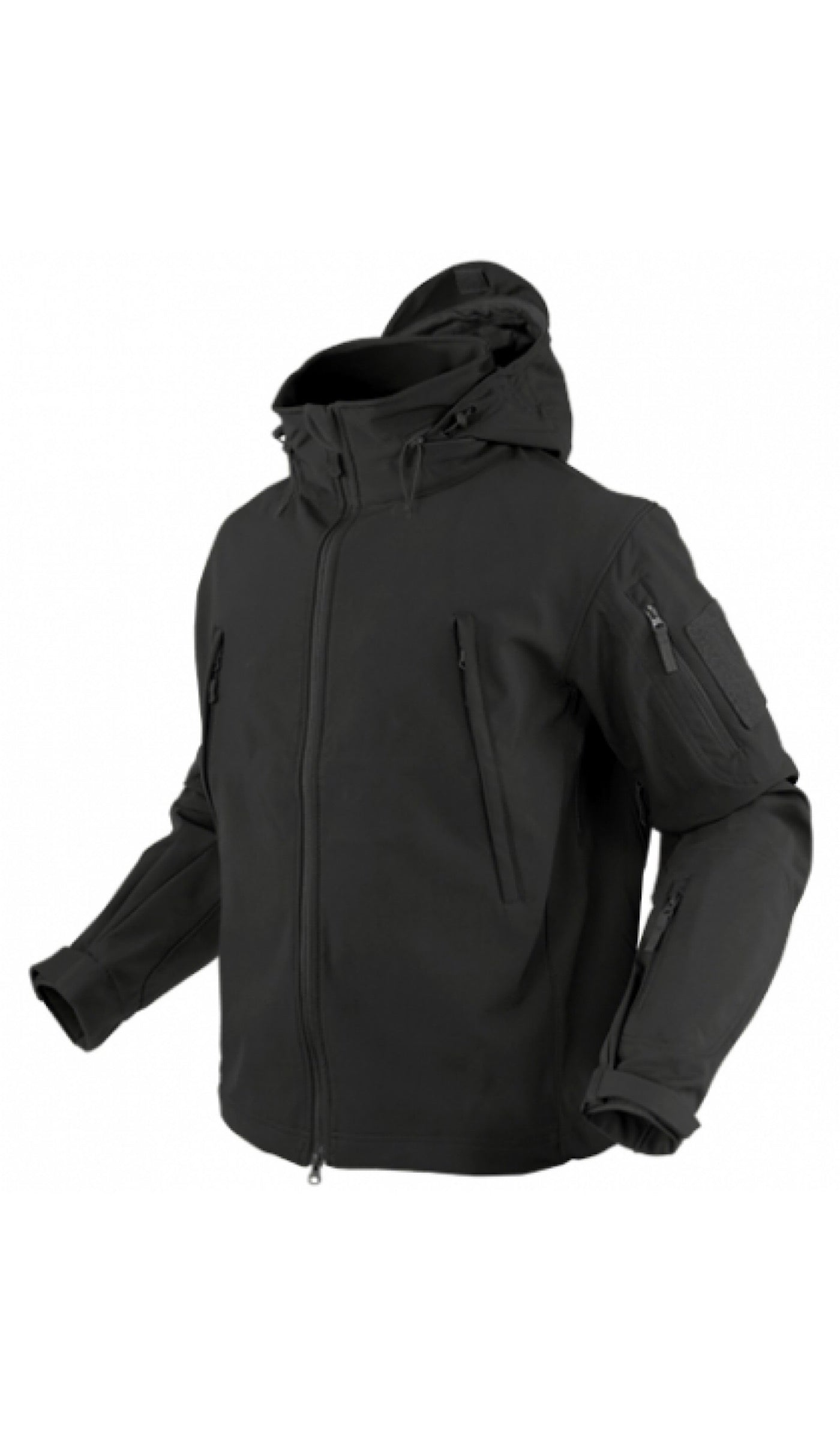 SBB SOFT SHELL JACKET con cappuccio - Nero